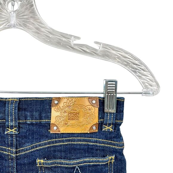 Disney High School Musical Girls Jean Denim Skirt Pleated Hem Blue Sz Tween 8‎ - Picture 7 of 7